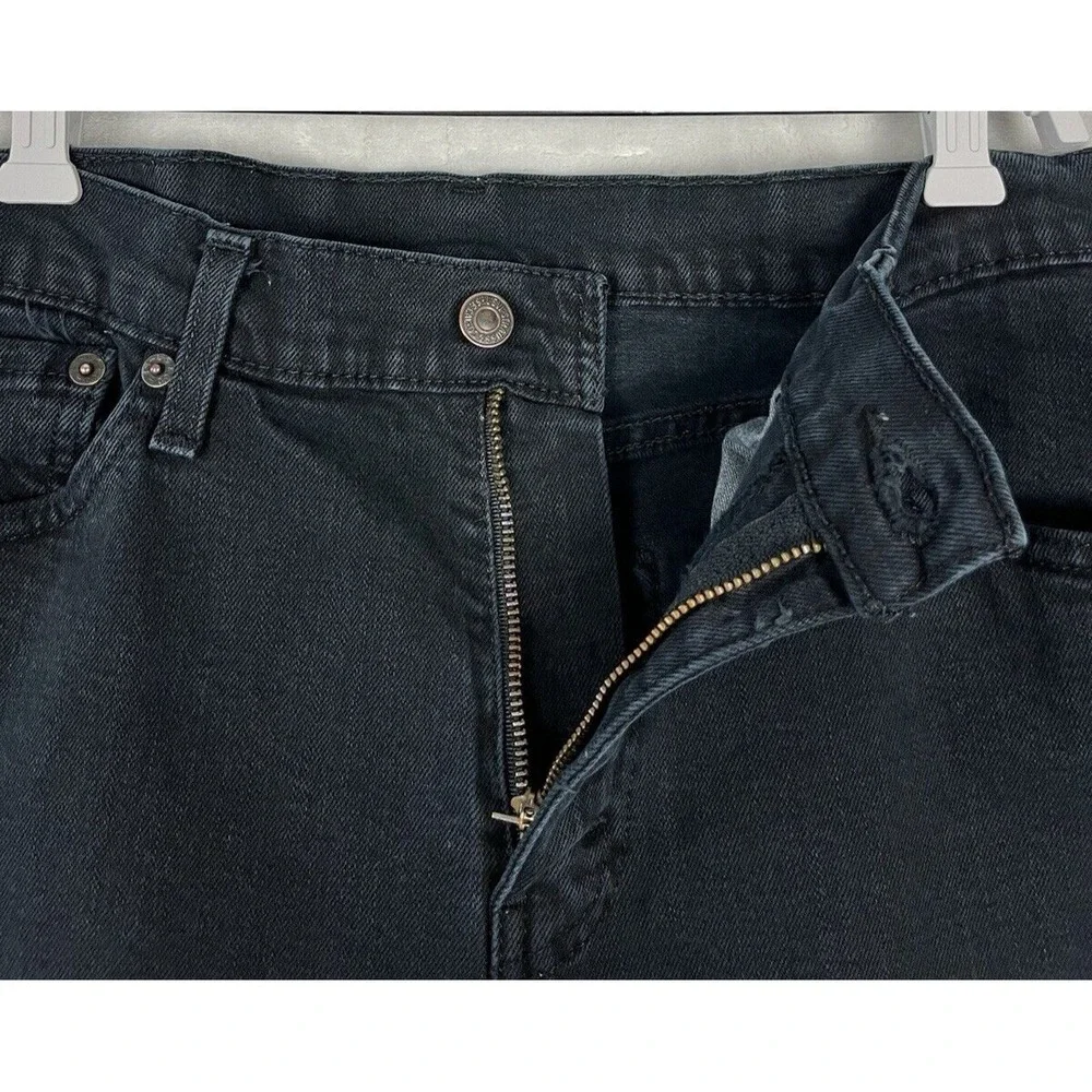 LEVIS 511 Jean Men 32x34 Dark Denim Slim Fit Straight Leg Stretch WesternCowboy